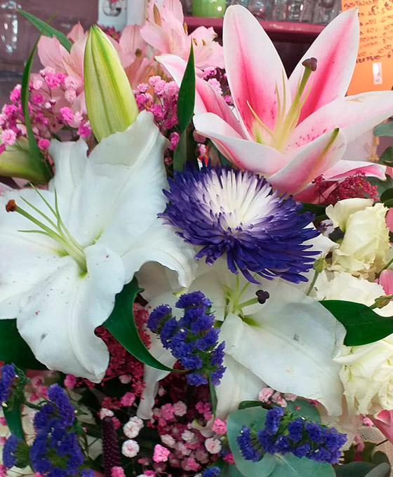 Ramo de liliums en Logroño